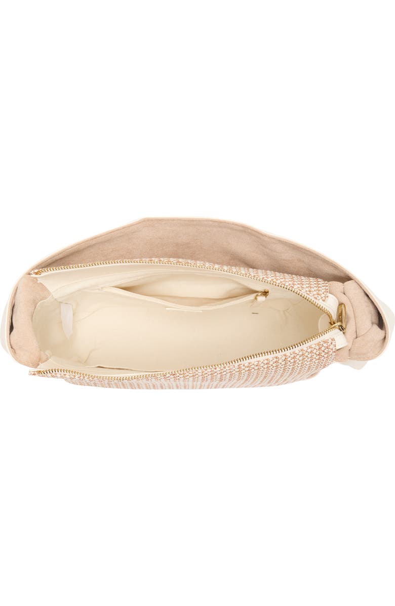 Dolce Vita Woven Shoulder Bag, Alternate, color, Ivory
