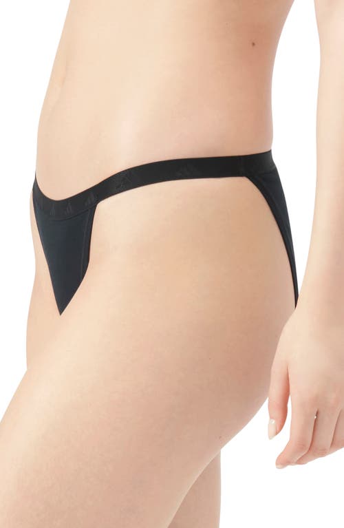 Adidas Originals Set Of 3 String Bikini Briefs In Black