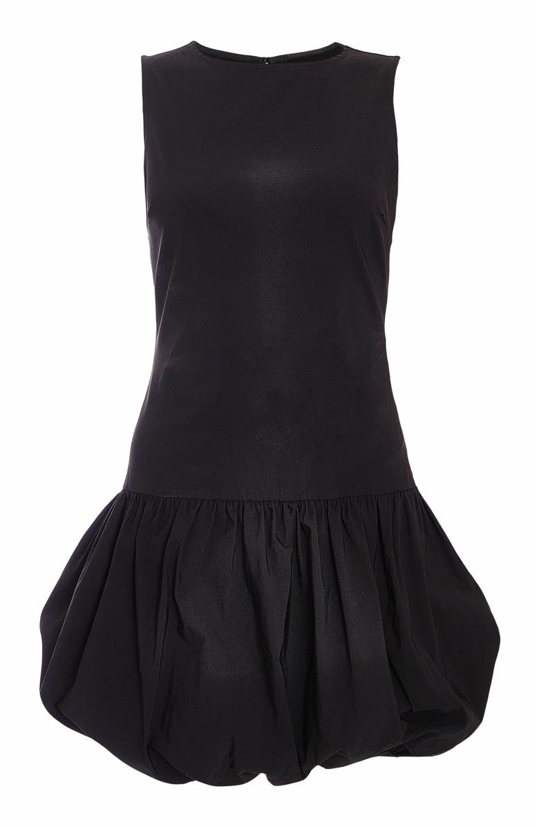 QUIZ Bengaline Round Neck Puff Skirt Skater Dress, Alternate, color, 