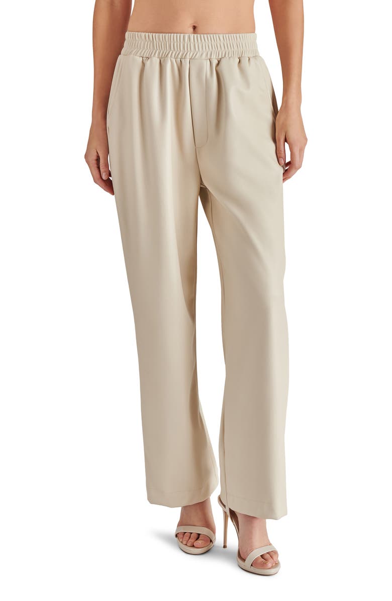 Steve Madden Gilda Wide Leg Faux Leather Pants, Main, color, 