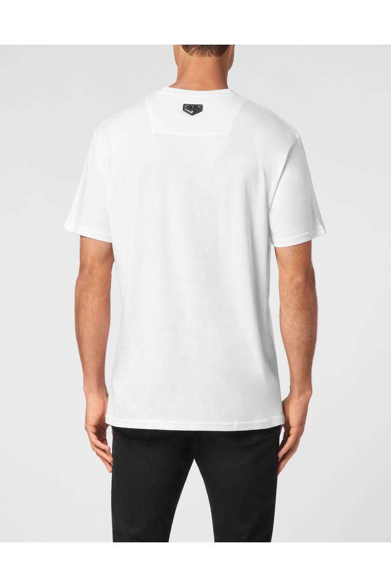 T-Shirt Round Neck Ss Philipp Plein Tm Luxe Men, Alternate, color, white
