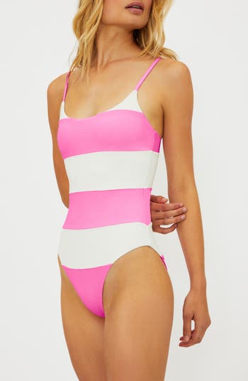 LA発 BeachRiot Calista One Piece Riviera  Colorblock Beach Riot | Calista One Piece Riviera Royal Colorblock