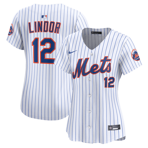 Women's Nike Francisco Lindor White New York Mets Home Limited Jersey