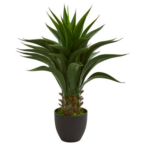 28-in Agave Artificial Plant