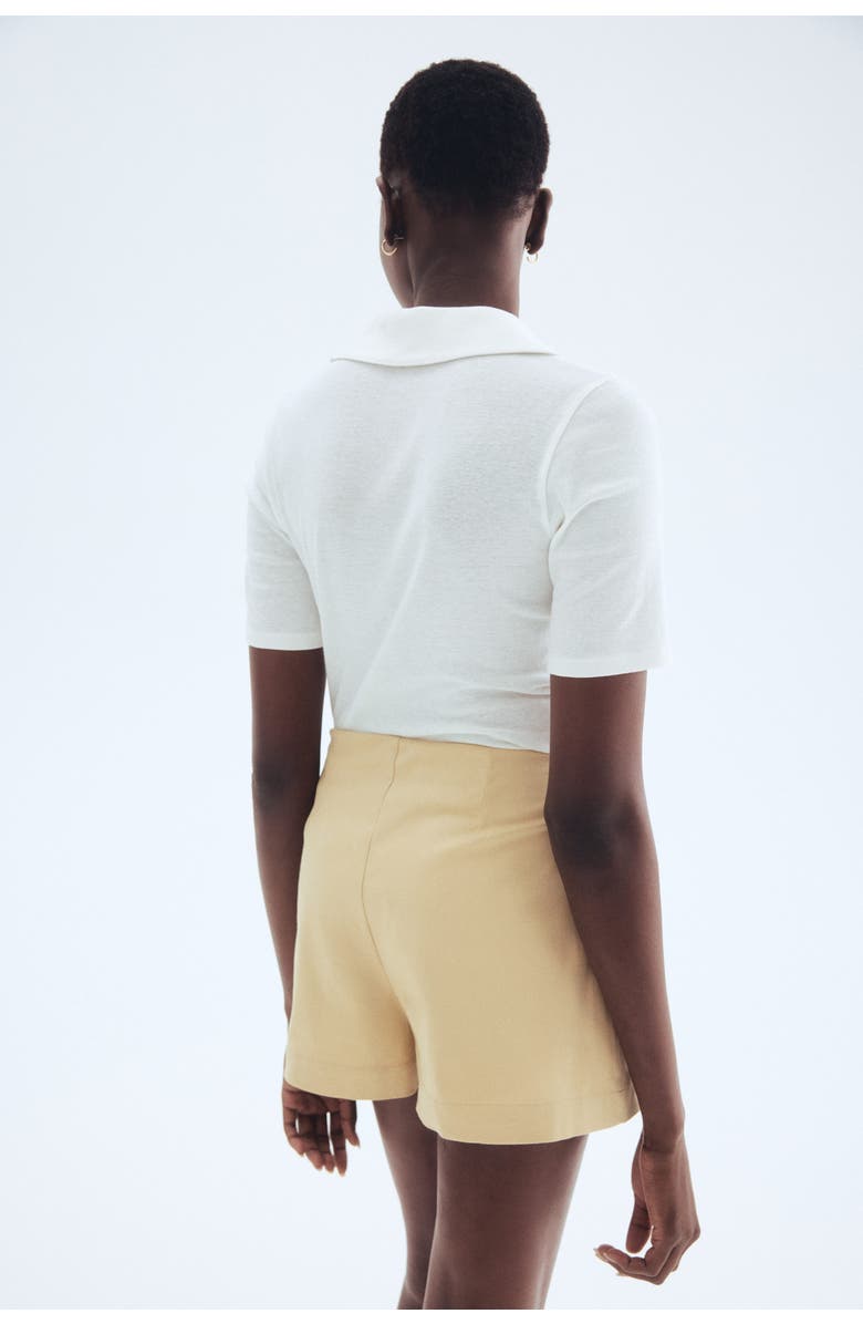 H&M Wrap Skort, Alternate, color, Beige