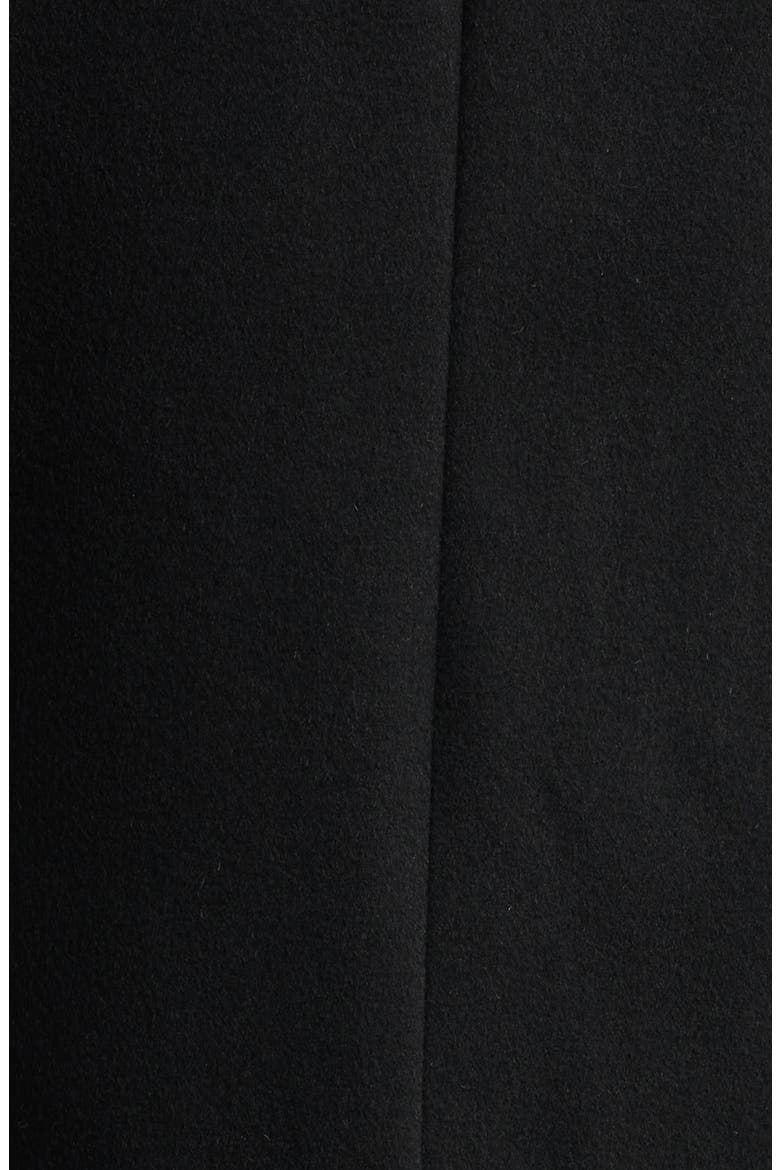 Hyde Felted Wool & Cashmere Car Coat, Alternate, color, BLK
