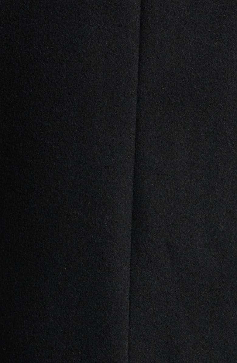 BOSS Hyde Felted Wool & Cashmere Car Coat, Alternate, color, Blk