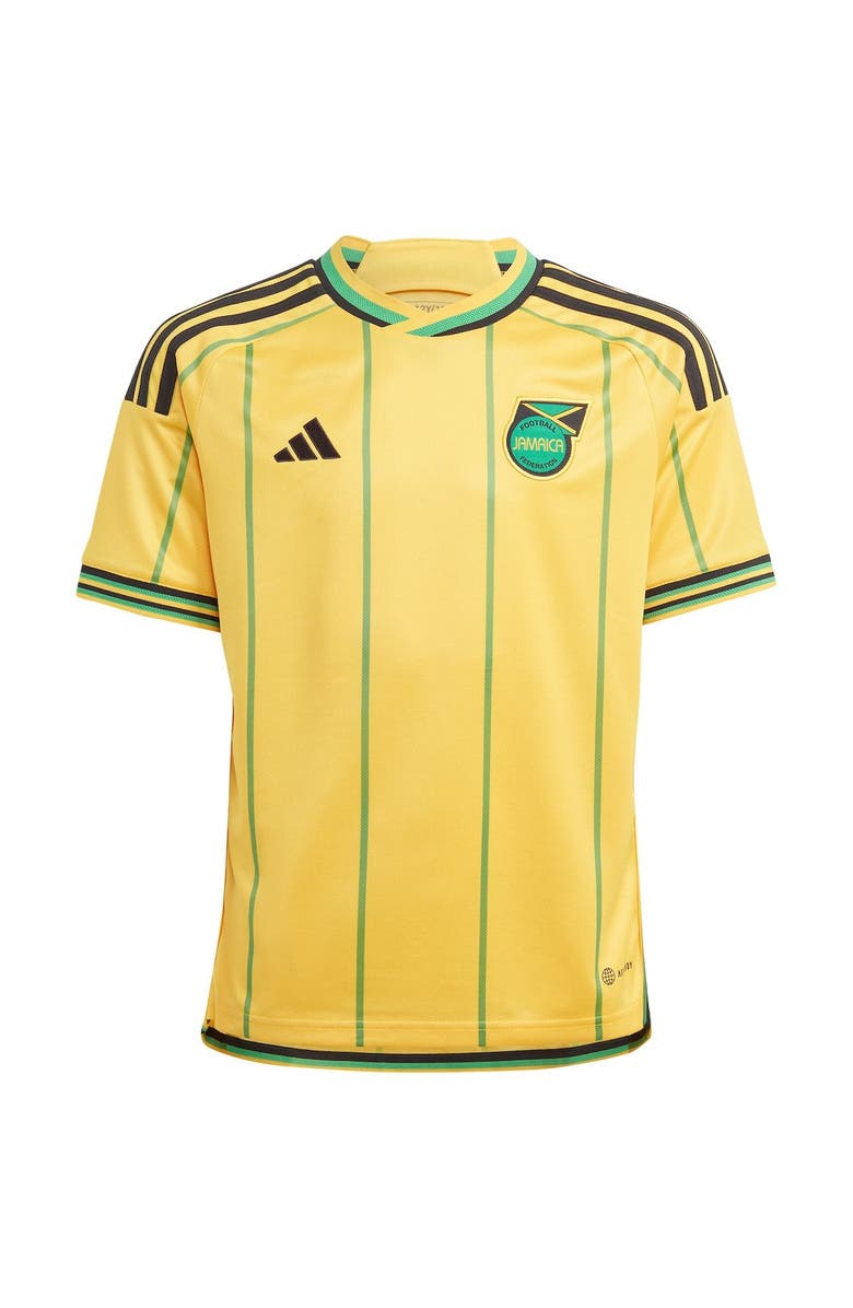 adidas Youth adidas Yellow Jamaica National Team 2023 Home Replica Jersey, Alternate, color, 