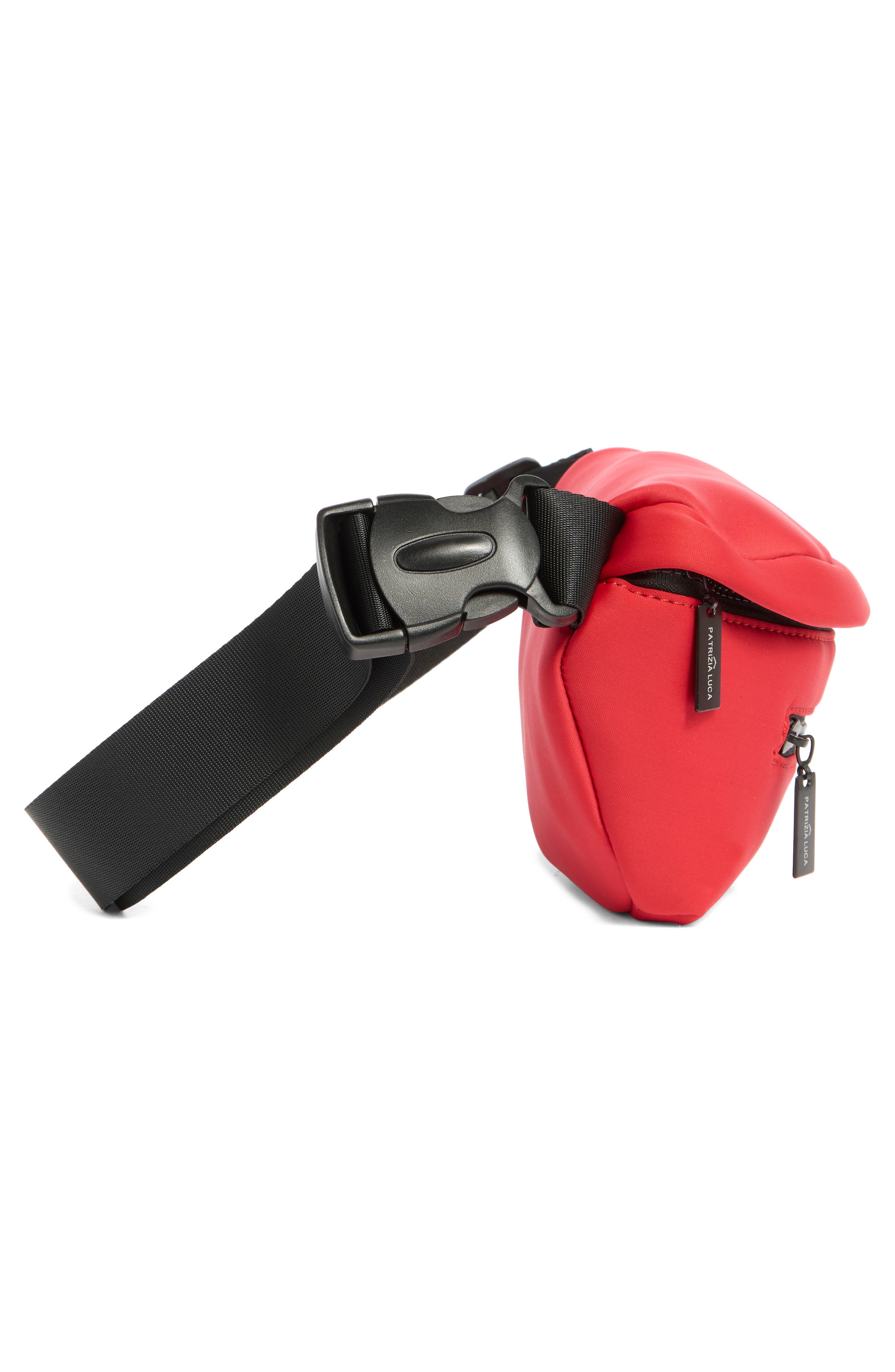 Neoprene Belt Bag, Alternate, color, RED
