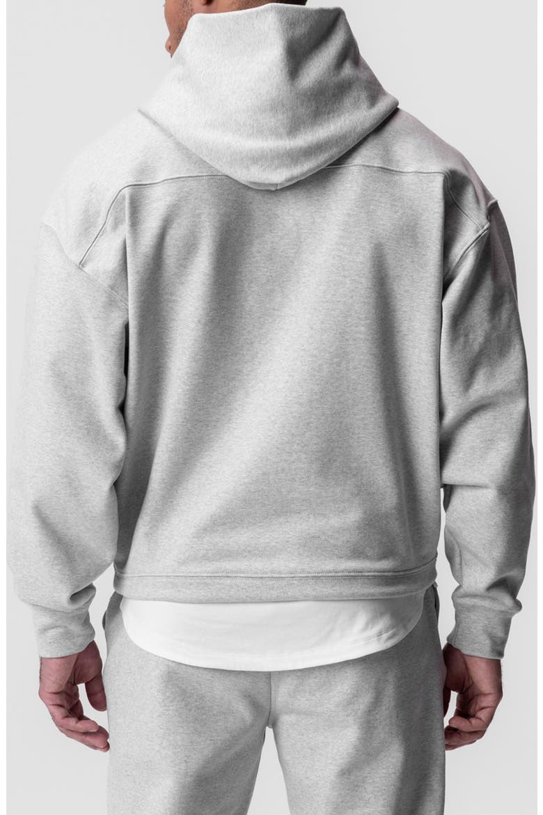 Tech-Terry Oversize Hoodie, Alternate, color, HEATHER GREY