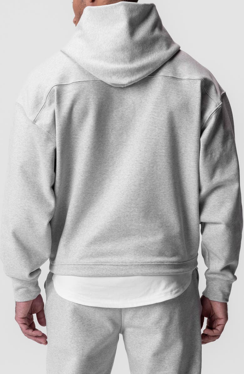 ASRV Tech-Terry Oversize Hoodie, Alternate, color, Heather Grey