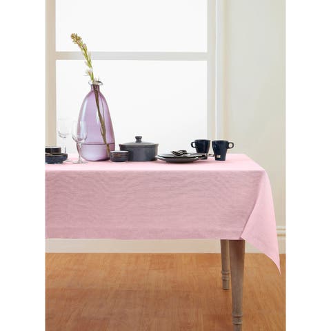 Linen Tablecloth for Dining Table, Holiday and Everyday Table Decor - Athena