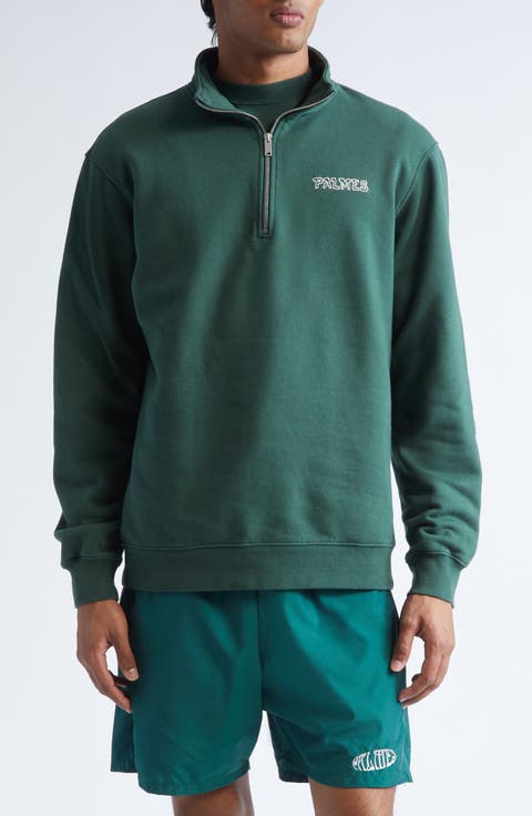 Remember Quarter Zip Graphic Pullover