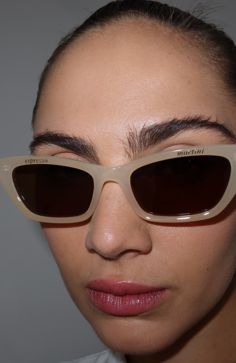 INDY Blasè Cateye Polarized Sunglasses, Alternate, color, Brown