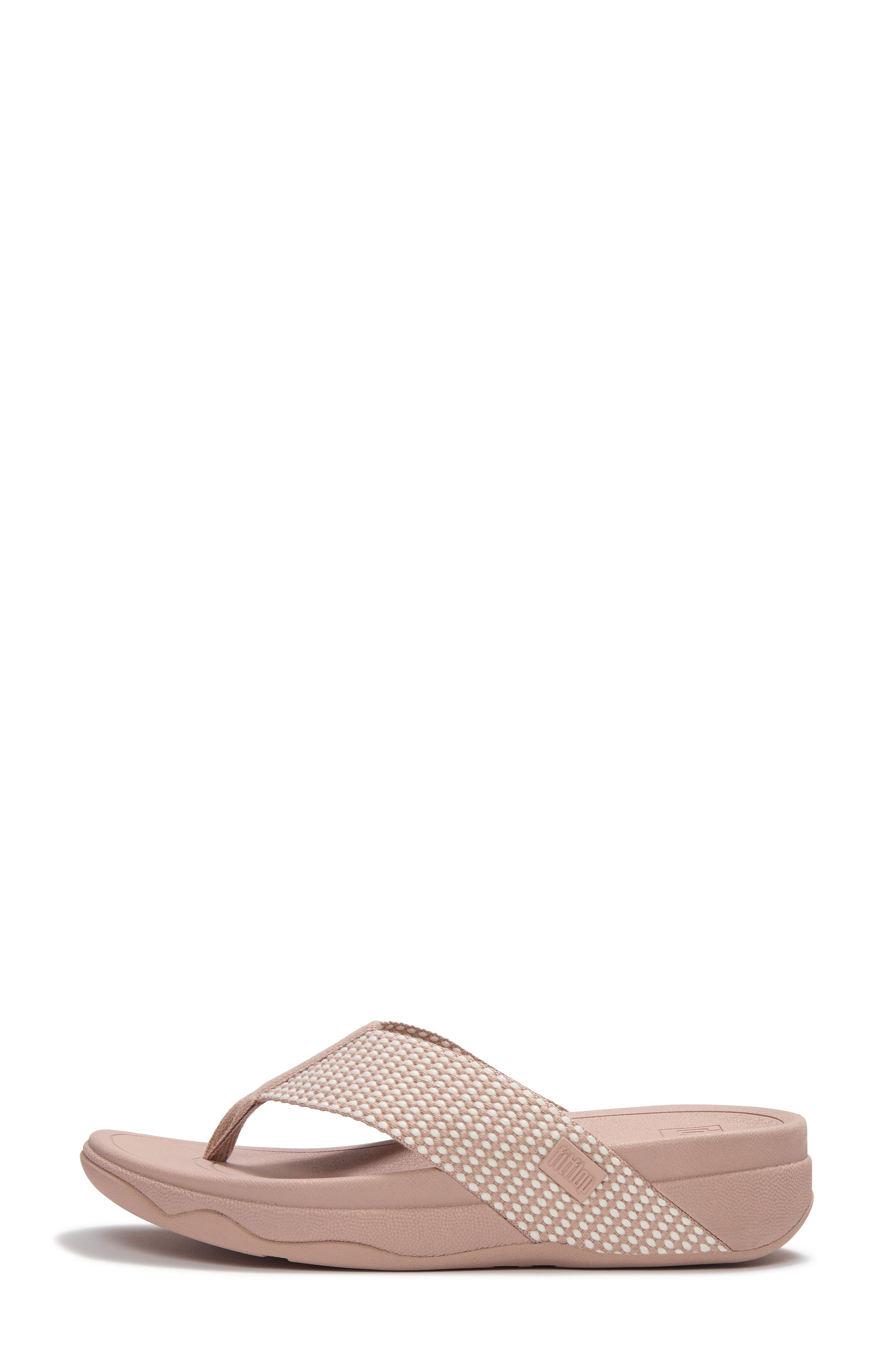 Flowmotion Wedge Flip Flop, Alternate, color, BEIGE BUFF