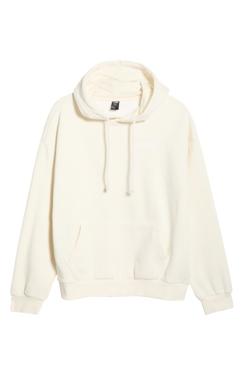 The North Face Evolution Simple Dome Cotton Blend Hoodie, Alternate, color, White Dune