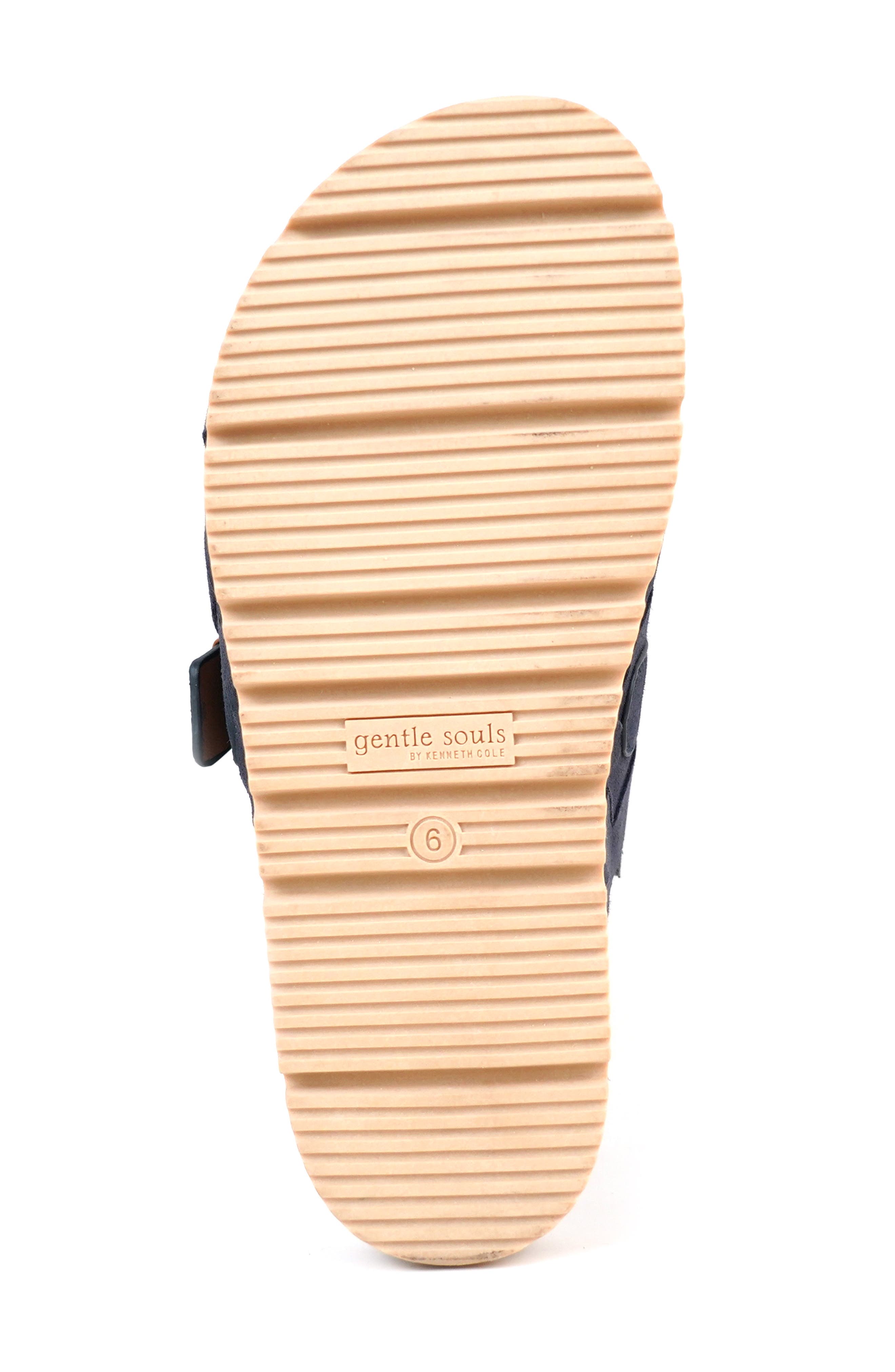 Bahari Flat Mule, Alternate, color, NAVY WOVEN SUEDE