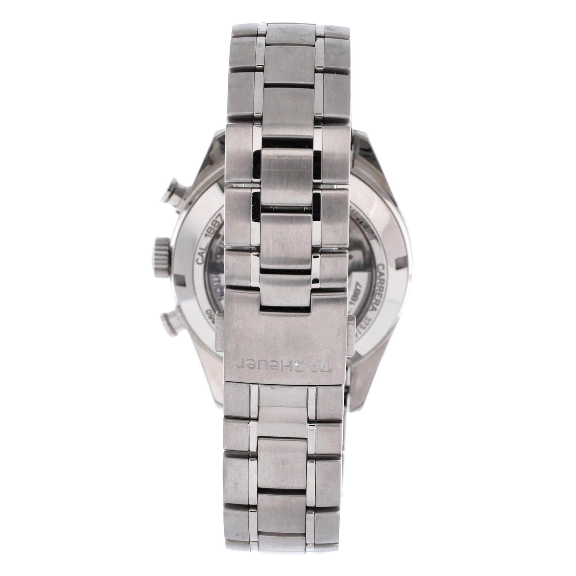 Carrera Calibre 1887 Limited Edition Chronograph Automatic Watch Stainless Steel 41, Alternate, color, Metallic Silver