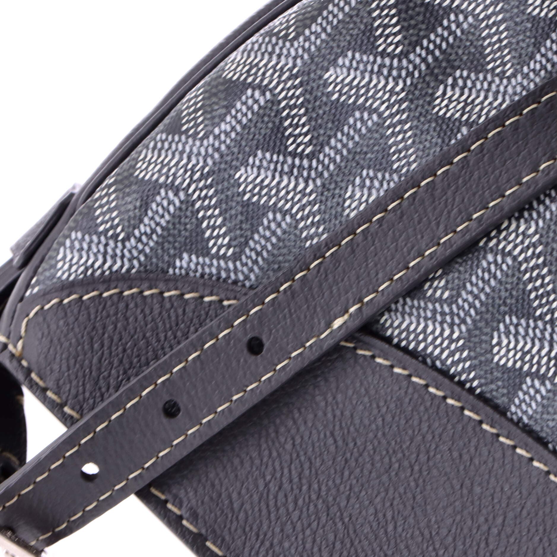 81036096 Hirondelle Shoulder Bag Coated Canvas and Leather, Alternate, color, 