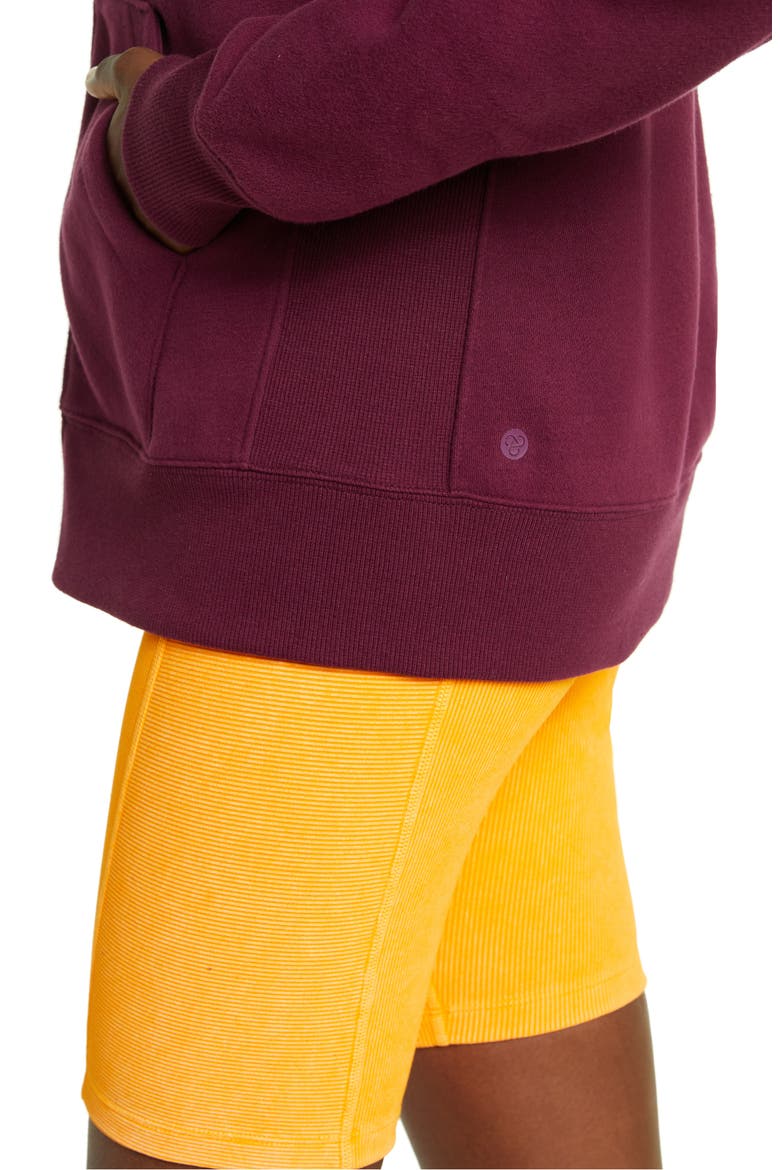 Cara Full Zip Hoodie, Alternate, color, PURPLE NECTAR