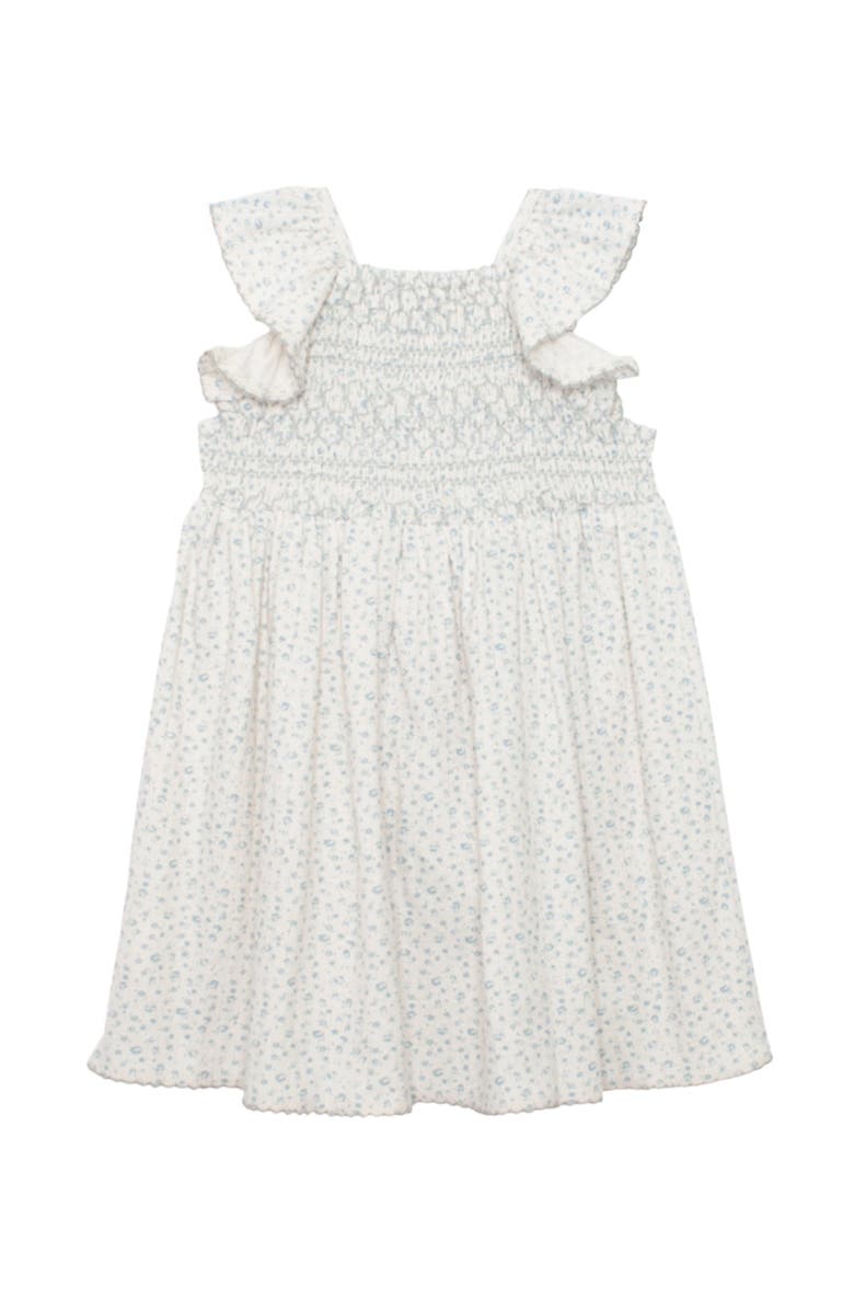 Mabel + Honey Opal Short Flutter Sleeve Dress, Alternate, color, Blue