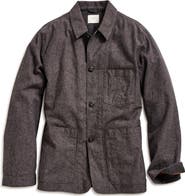 Billy Reid Linen & Cotton Chambray Chore Jacket