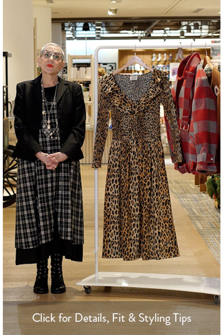 Harper Smocked Long Sleeve Midi Dress video