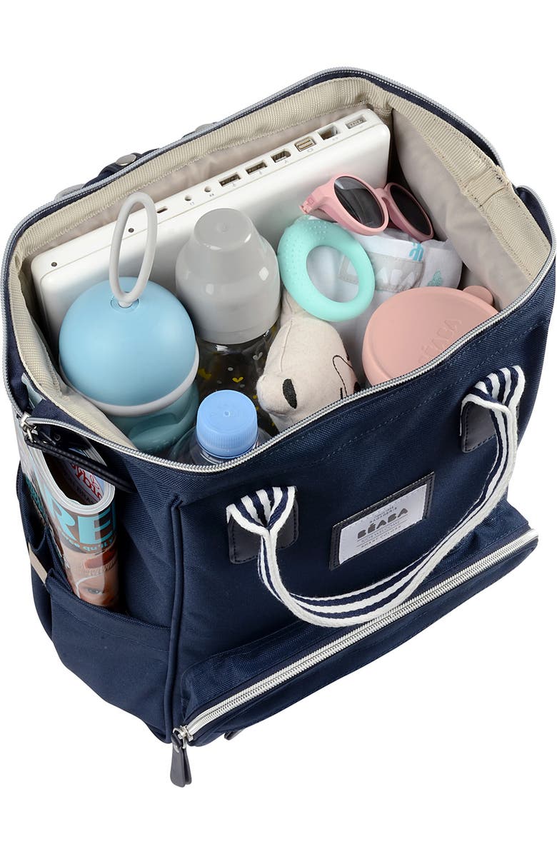 BEABA Wellington Diaper Backpack, Alternate, color, Navy