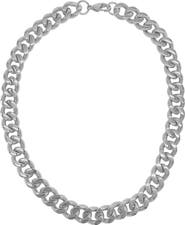 Adornia Water Resistant 14K Gold Plated Curb Chain Necklace