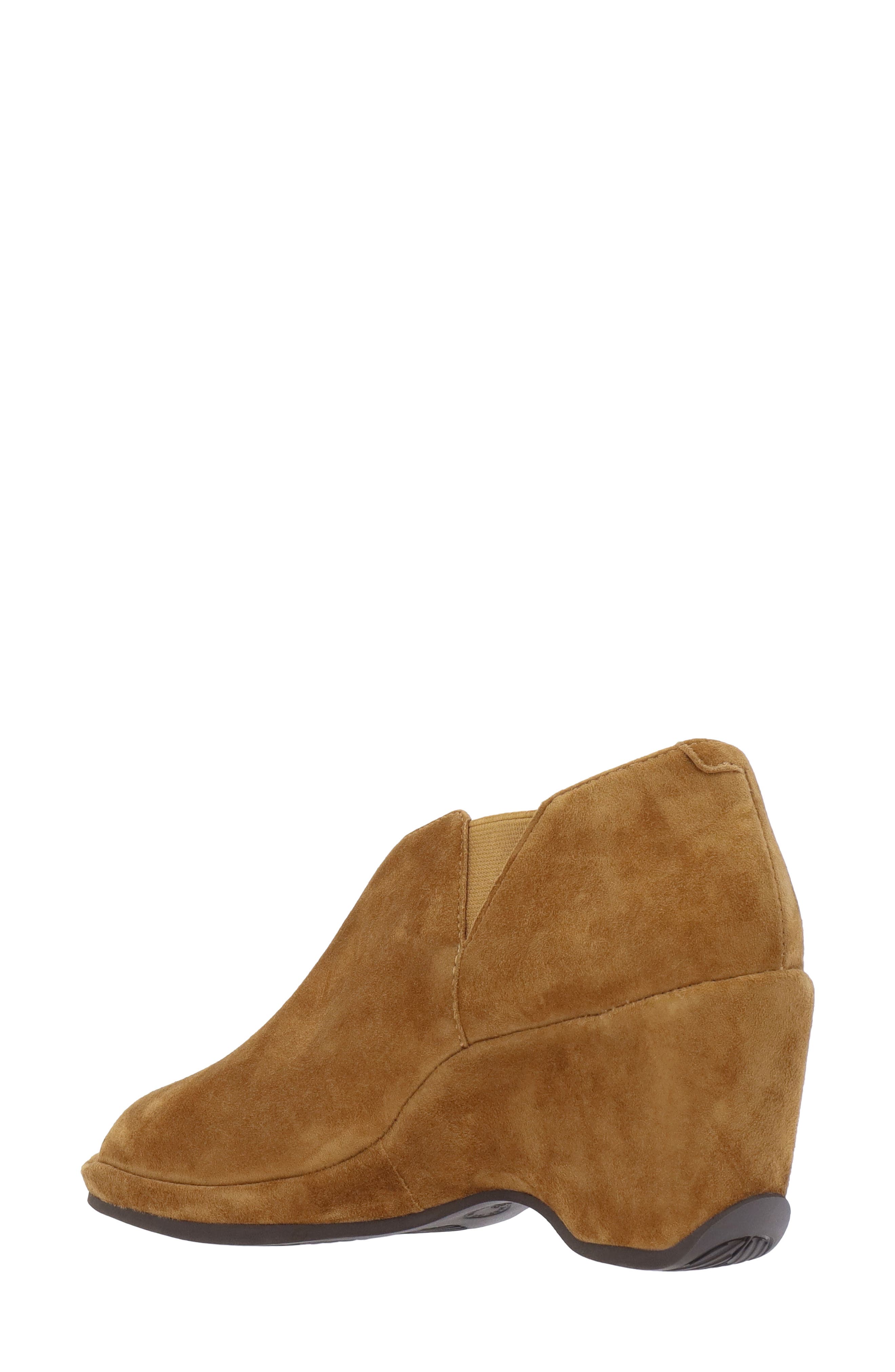 Oksana Peep Toe Bootie, Alternate, color, COFFEE