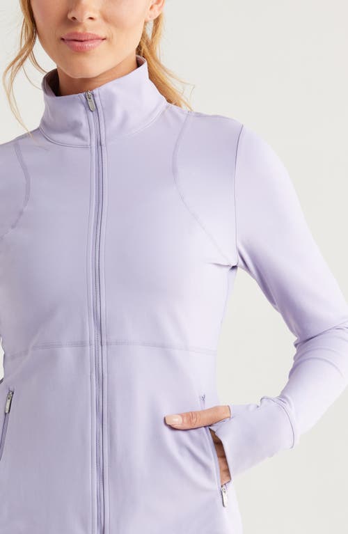 Zella Studio Luxe Performance Jacket In Purple Heirloom
