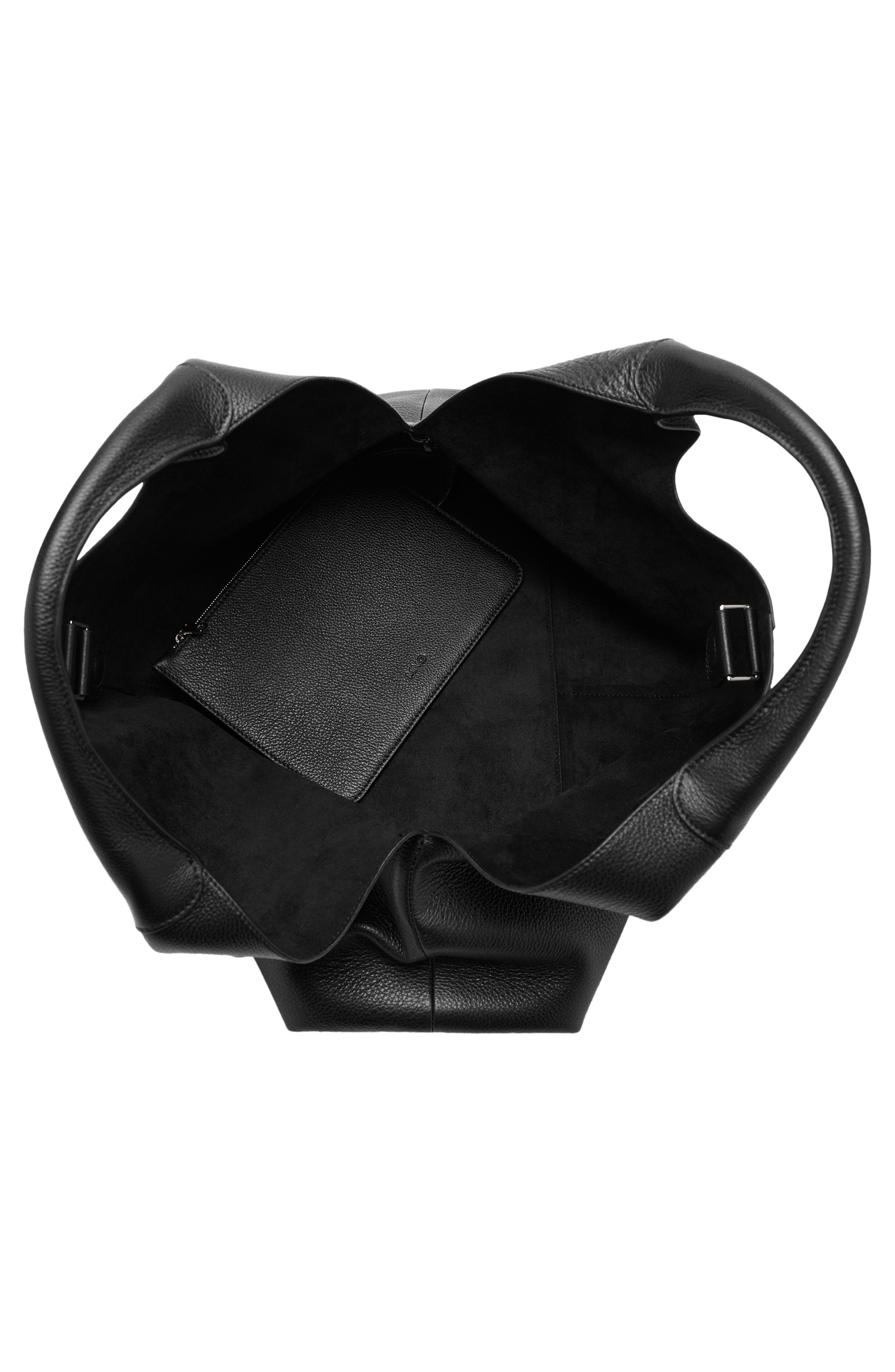 MANGO Shoulder Bag, Alternate, color, Black