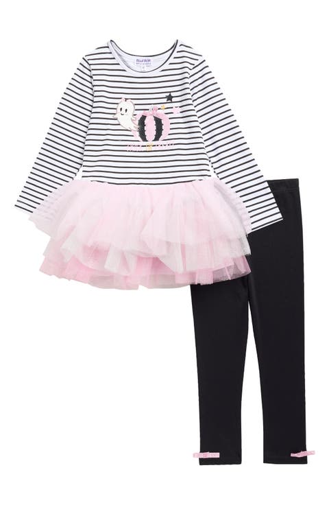 Kids' Ghost Tutu Dress & Leggings Set