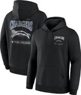 FANATICS Men's Fanatics Black Los Angeles Chargers Nightfall Long Sleeve Fleece Hoodie
