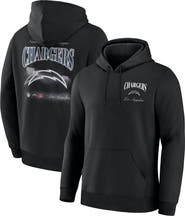 FANATICS Men's Fanatics Black Los Angeles Chargers Nightfall Long Sleeve Fleece Hoodie