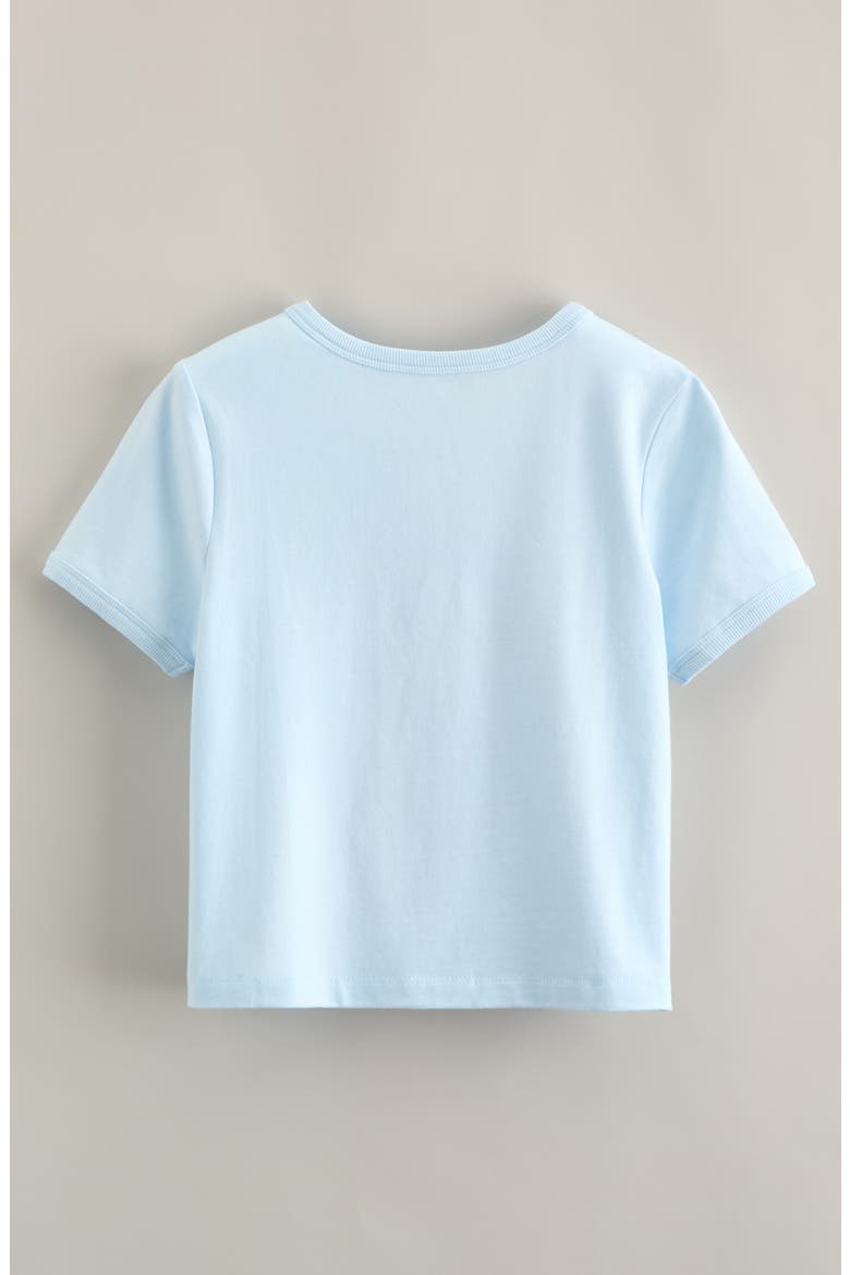 Kids' Graphic Baby Tee, Alternate, color, BLUE DELICATE BONJOUR