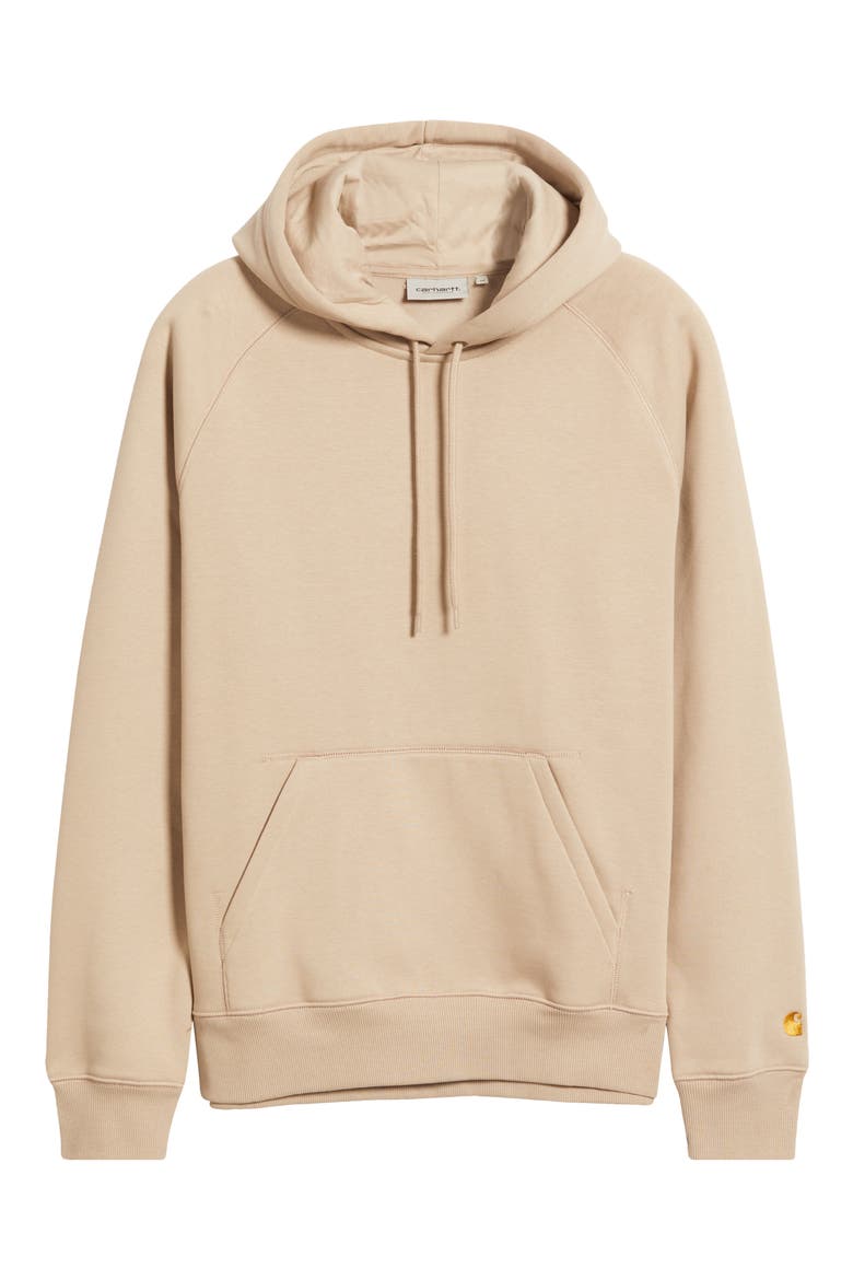 Chase Fleece Hoodie, Alternate, color, DUSKY BEIGE / GOLD