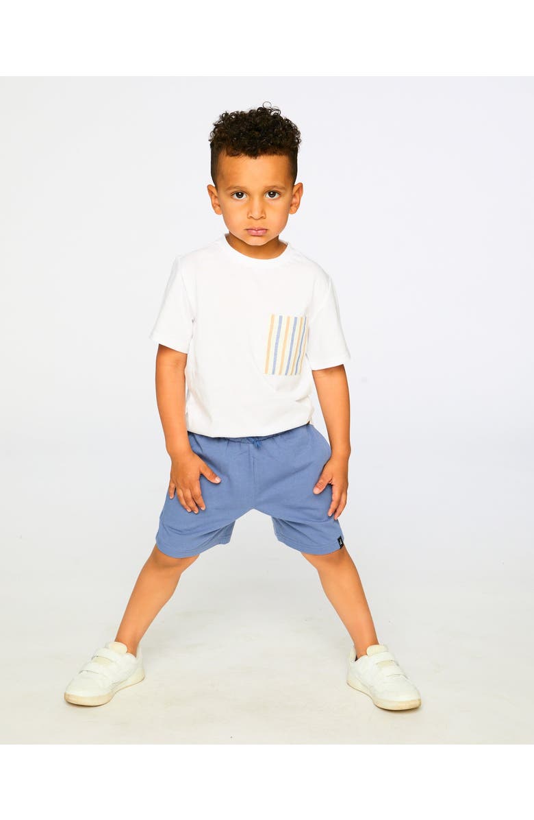 Deux par Deux Short Sleeve Jersey T-Shirt with Chest Pocket, Alternate, color, White