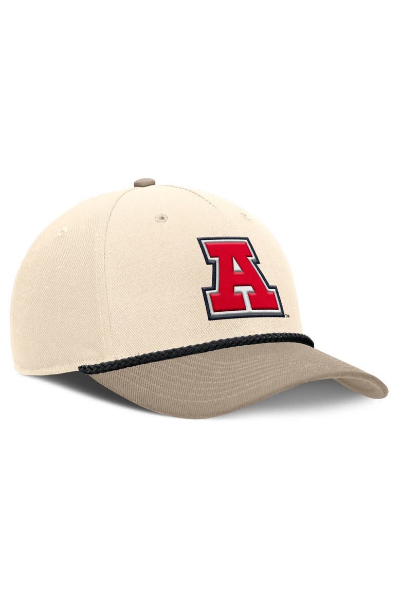 Men's Nike Natural Arizona Wildcats Rise Legacy Throwback Logo Adjustable Hat, Alternate, color, Natural