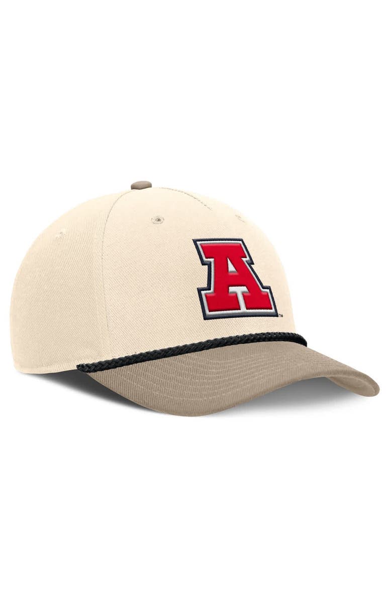 Nike Men's Nike Natural Arizona Wildcats Rise Legacy Throwback Logo Adjustable Hat, Alternate, color, Natural