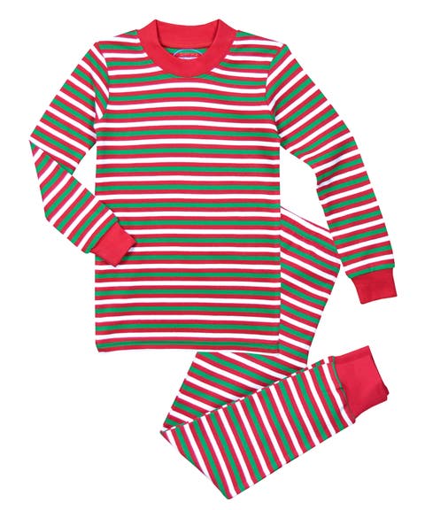Organic Cotton Long John PJ 2-Piece Set (Toddler, Little Kid & Big Kid)