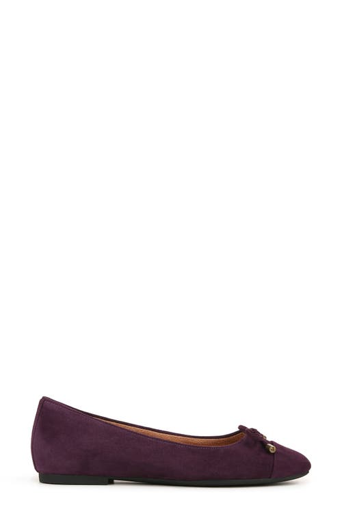 Vionic Klara Cap Toe Flat In Brown
