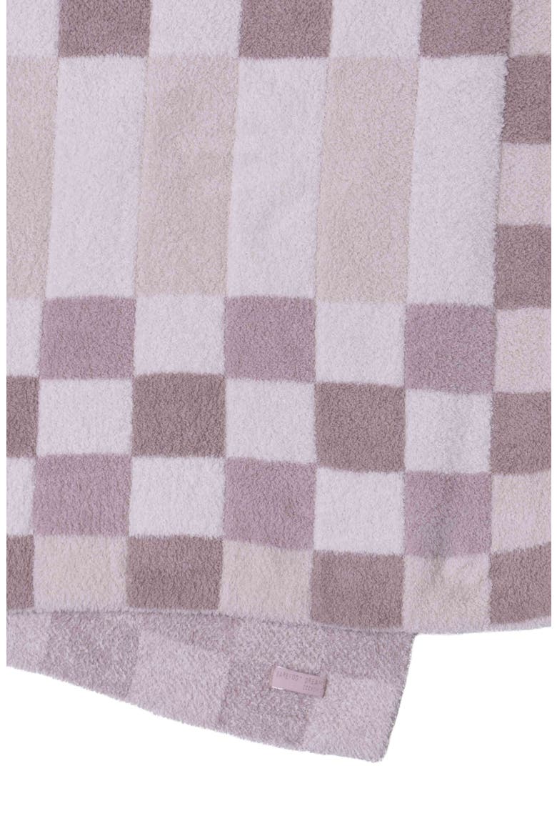 CozyChic Checkerboard Throw Blanket, Alternate, color, FADED ROSE MULTI