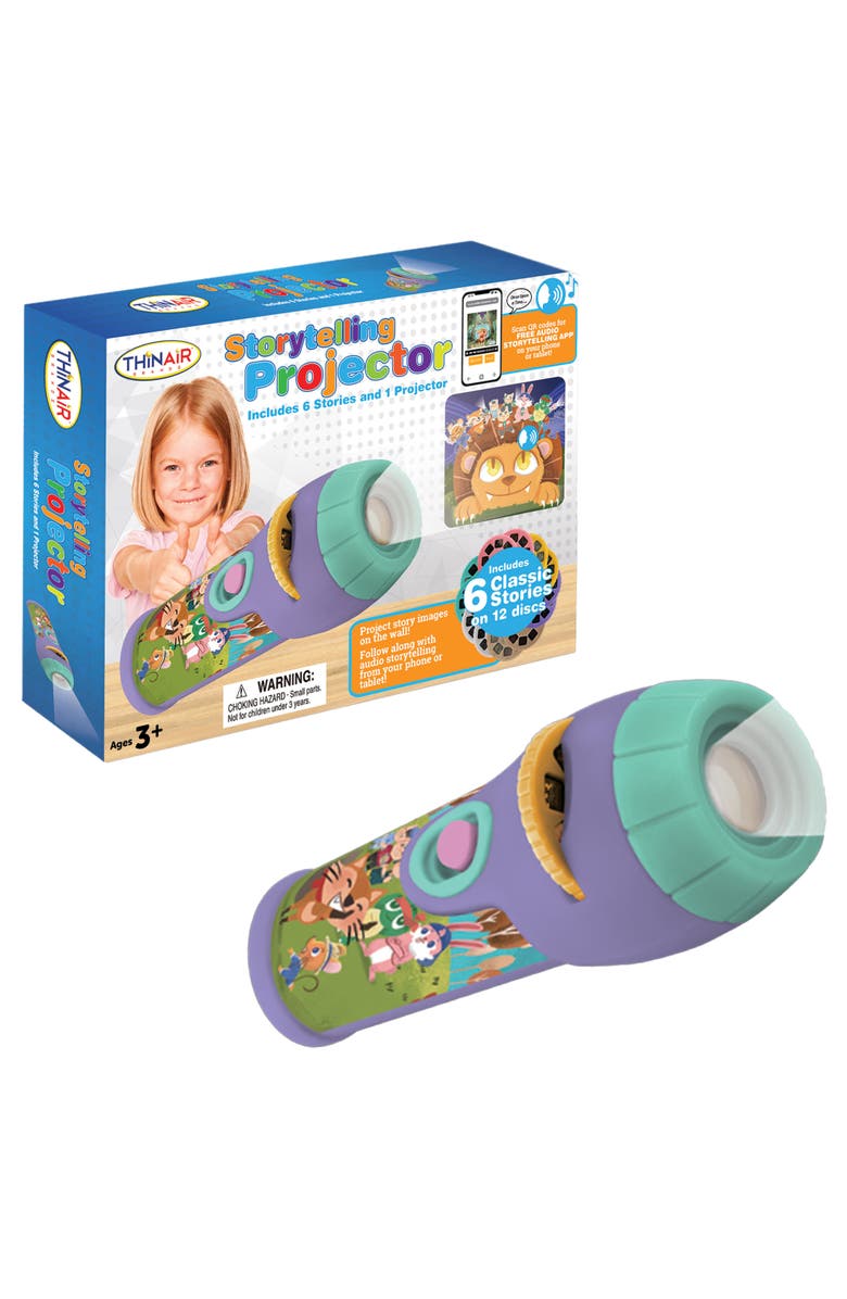 Playful Minds Storytelling Projector, 6 Stories, 12 Slides, Main, color,