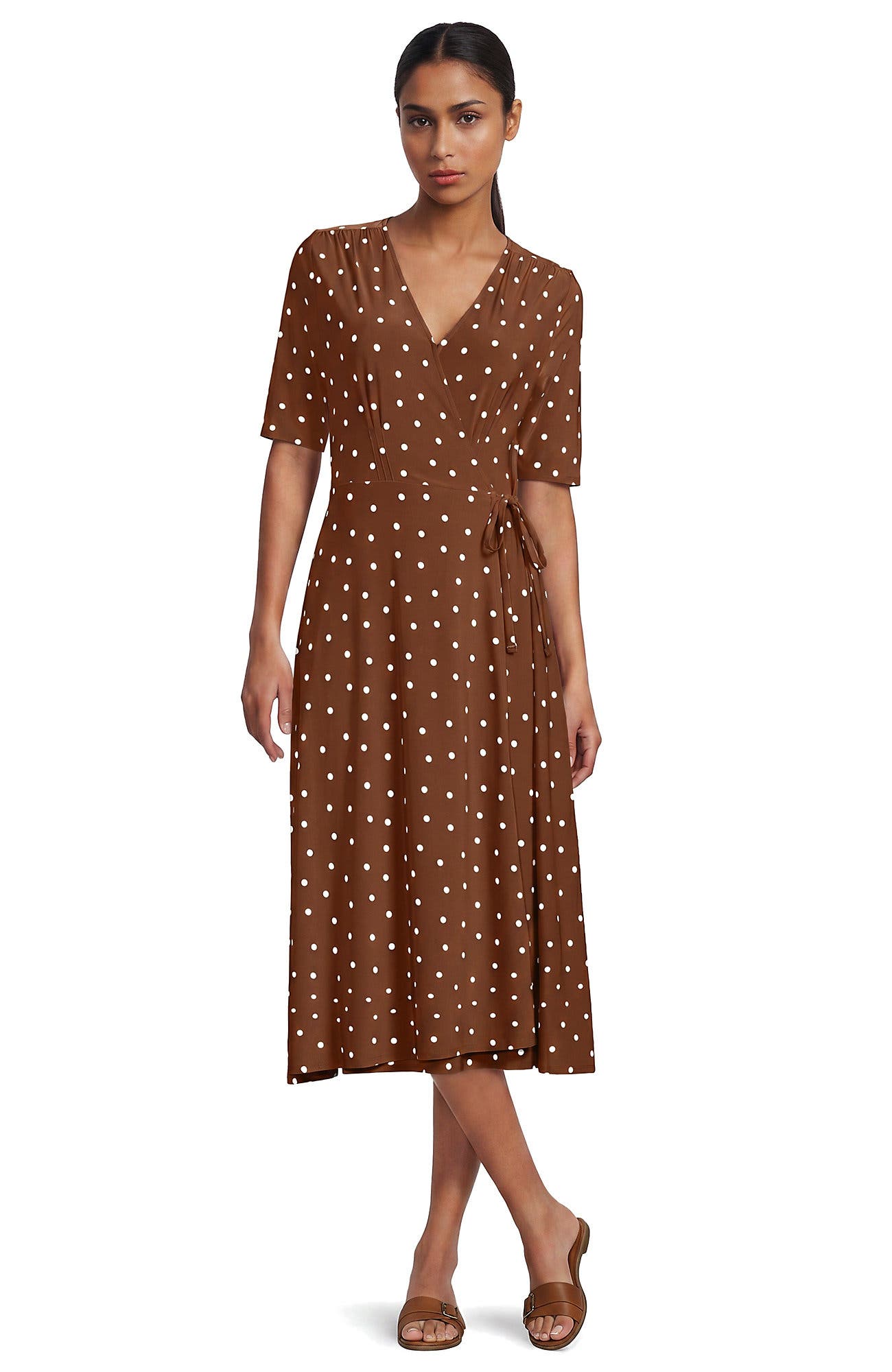 selected Rich Ginger Brown Dot