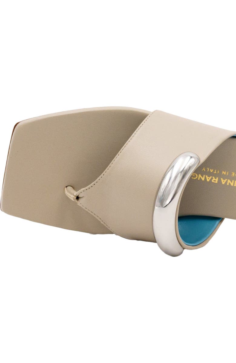 Valentina Rangoni Circe Thong Flat Sandal, Alternate, color, Corda