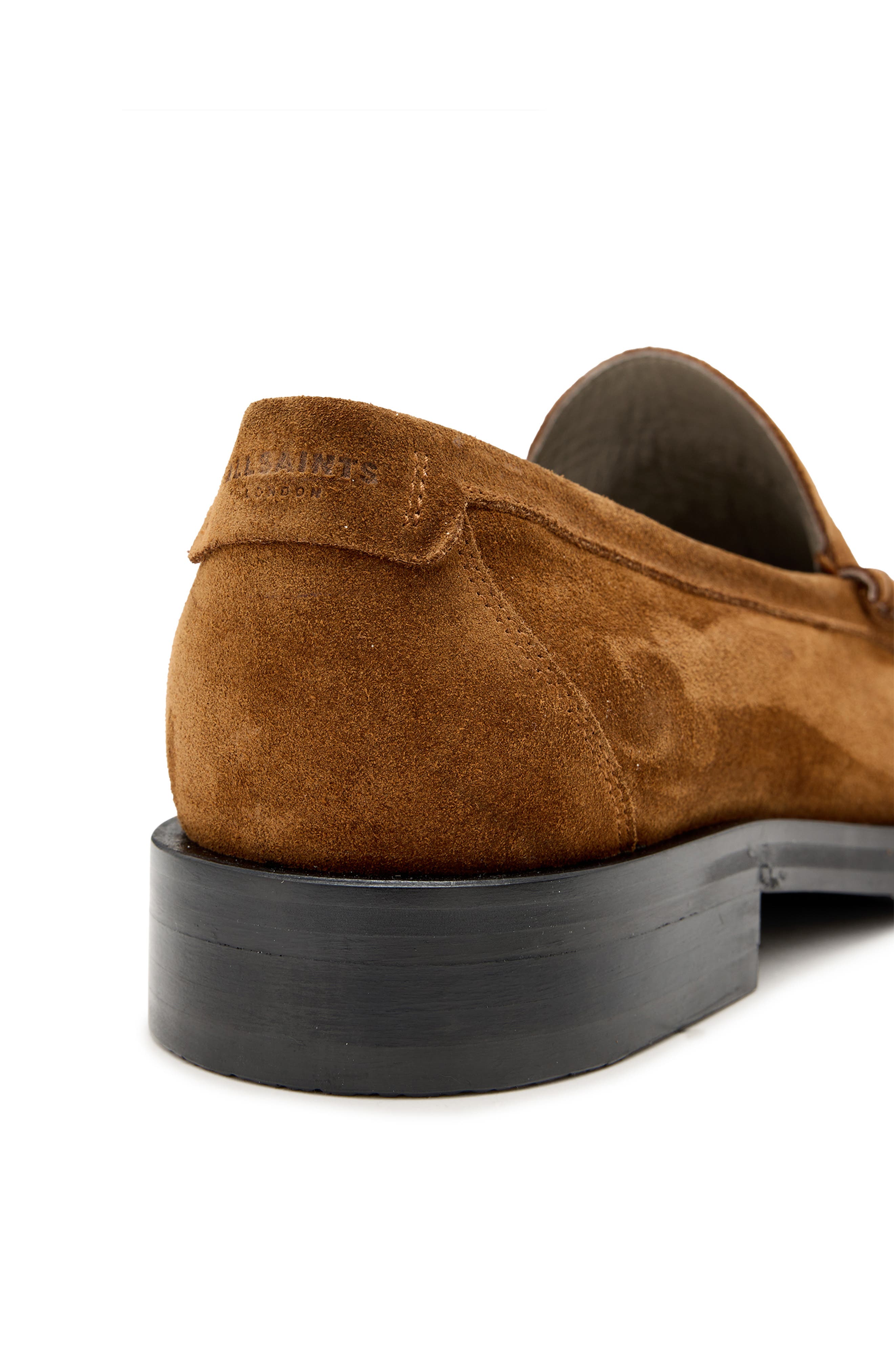 AllSaints Bloom Penny Loafer, Alternate, color, Tan Brown
