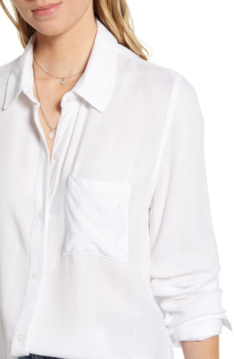 Rails Hunter Plaid Shirt, Alternate, color, Ivory Check