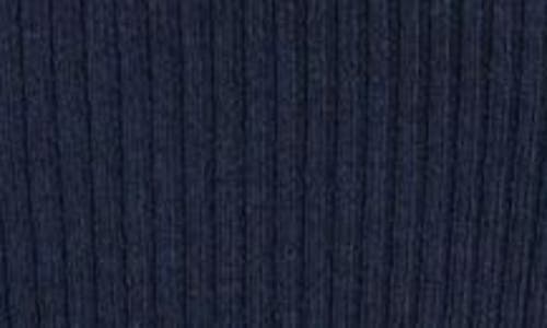 TREASURE & BOND TREASURE & BOND CREWNECK COTTON BLEND RIB SWEATER 