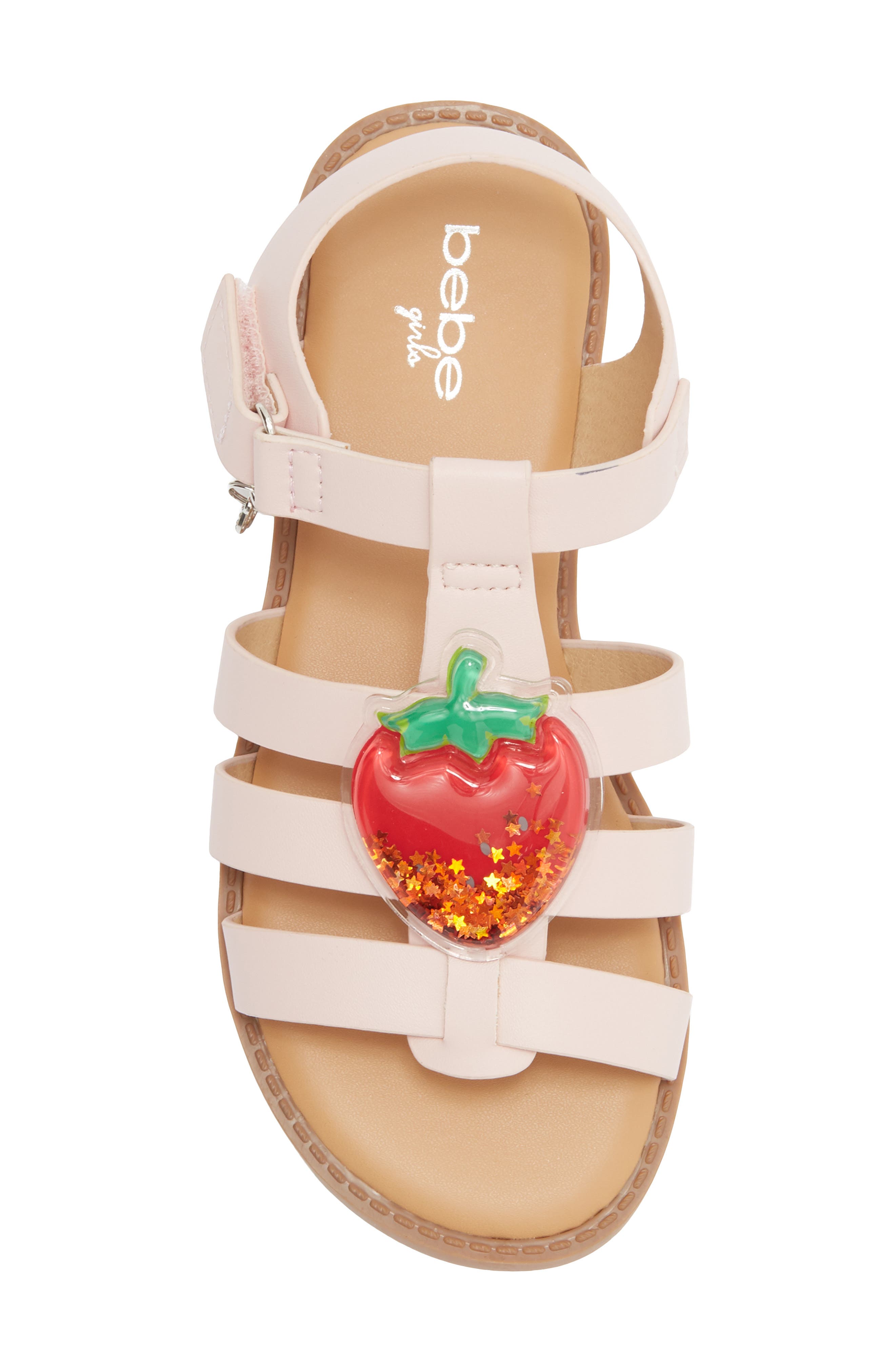 bebe Kids' Strawberry Sandal, Alternate, color, Blush